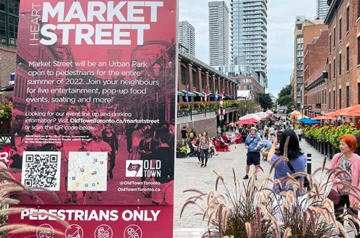 خوشامدگویی پیاده‌راه خیابان مارکت به تابستان!